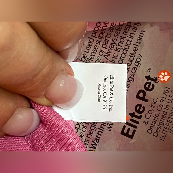 The Dog Walker Mesh Harness Pink w/ White Trim 10-12lbs Medium Walking Walk NEW - Picture 8 of 8